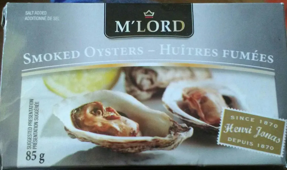Smoked Oysters - Huîtres Fumées