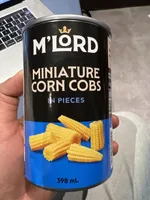 Épis de maïs miniatures en morceaux