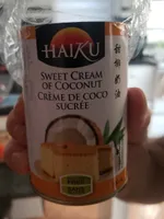 Crème de coco sucrée