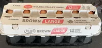 12 Large Eggs, brown.