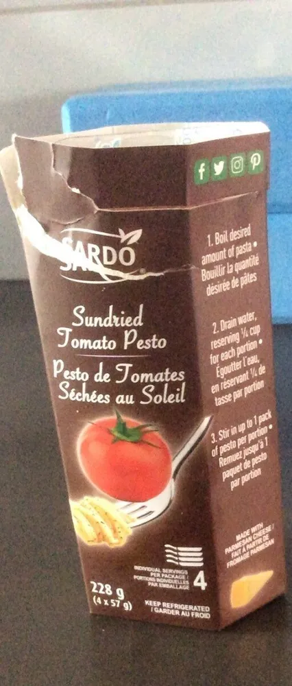 Pesto de tomates