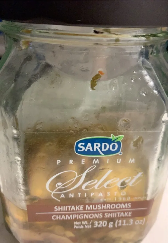 Shitake muchrooms antipasto