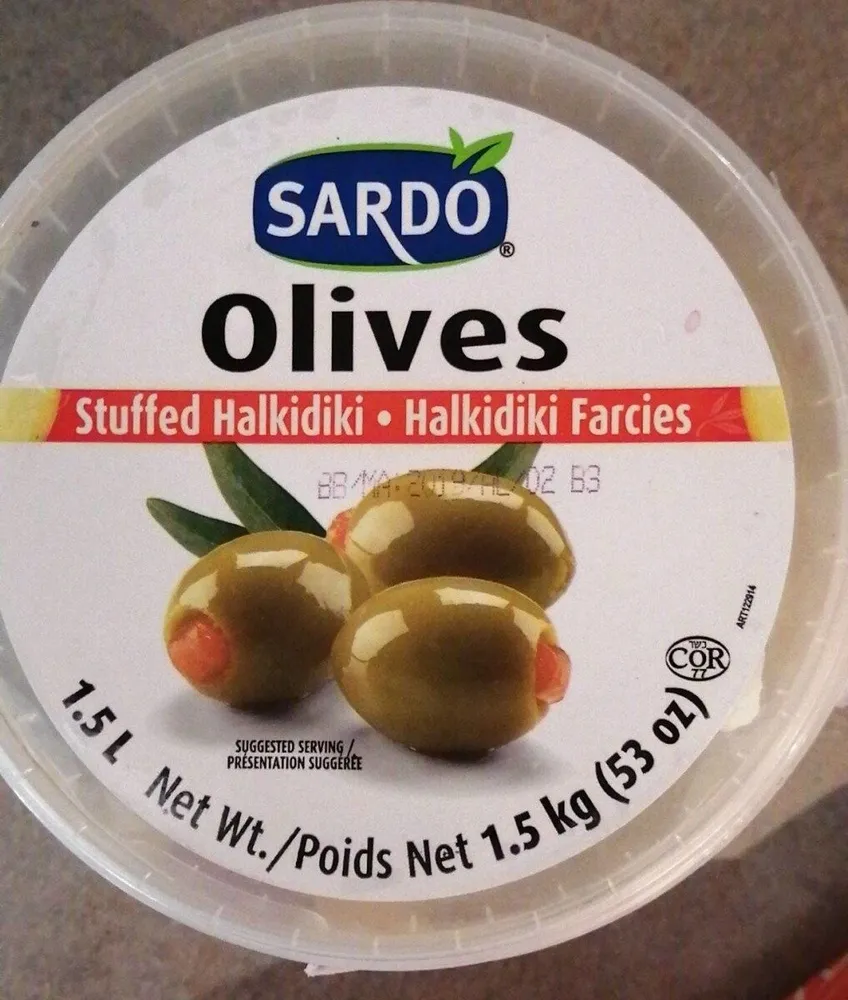 Olives halkidiki farcies