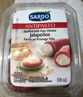 Antipasto jalapiños farcis au fromage feta