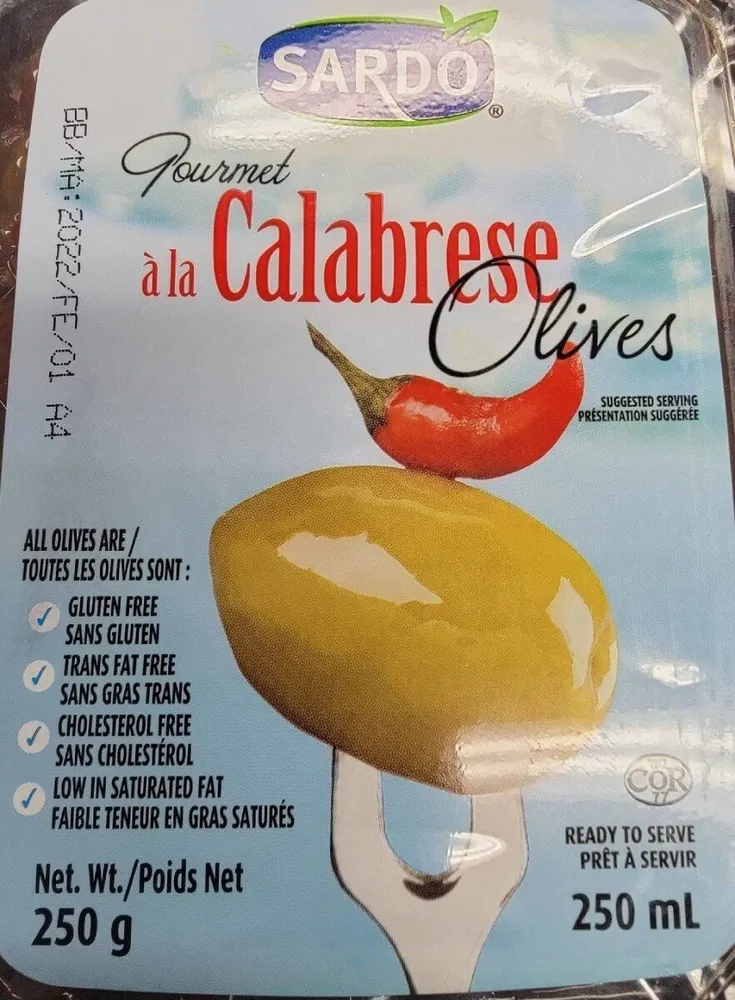 Olives à la calabrese