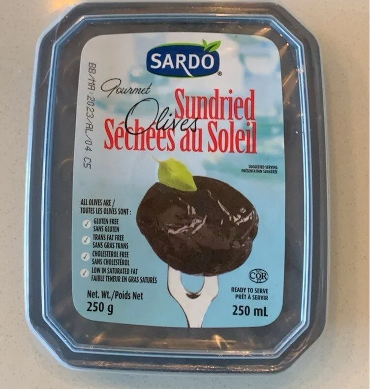Olives sechées au soleil -gourmet