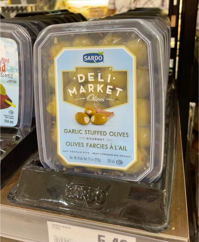 Garlic stuffed olives