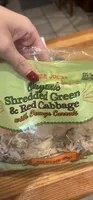 Organic Coleslaw Mix with Green Cabbage, Red Cabbage & Carrots