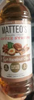 Barista style coffee syrups
