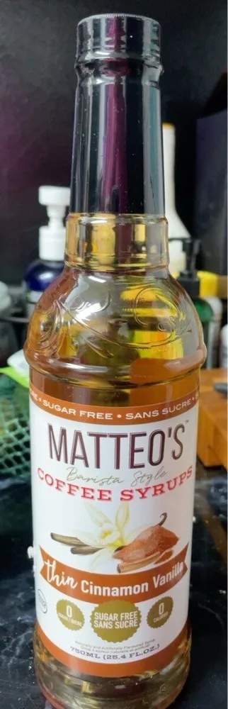 Thin cinnamon vanilla