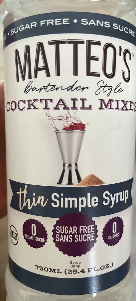 Thin Simple Syrup