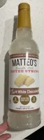 Coffee Syrups White Chocolate