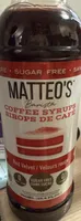 Barista Style Sugar Free Coffee Syrup