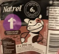 Lait partiellement écrémé au chocolat
