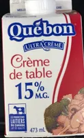 Creme de table 15%