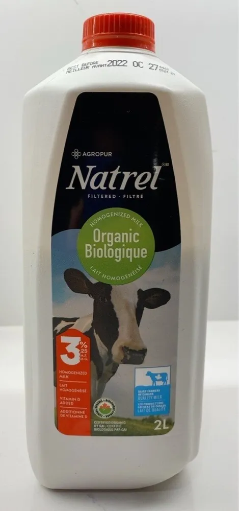 Natrel organic 3% milk