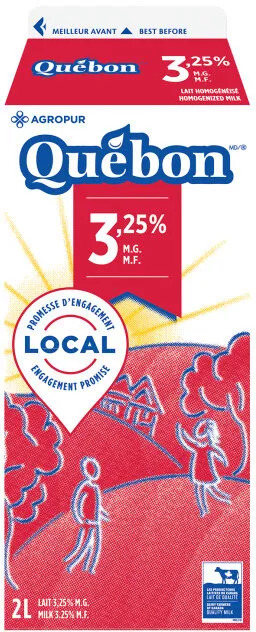 Lait homogénéisé - 3,25% M.G.