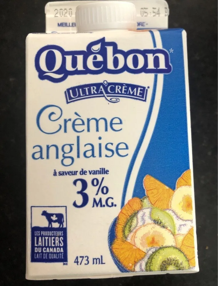 Crème 3% anglaise saveur vanille