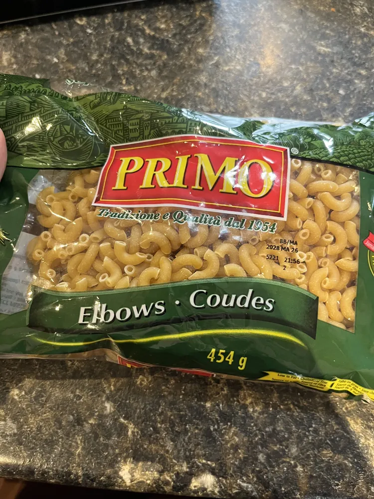 Macaroni en coude