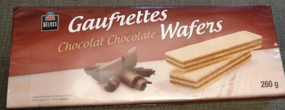 Gaufrettes chocolat