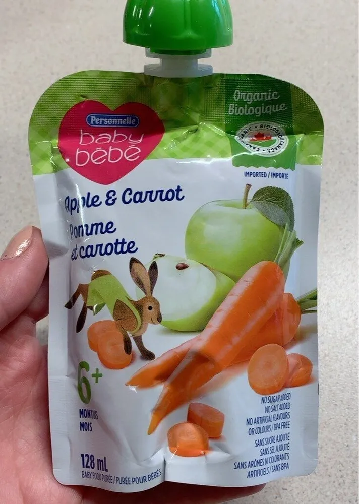 Bébé pomme et carotte