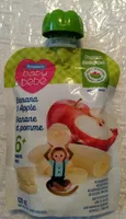 Banane et pomme