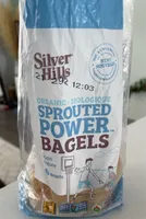 Organic Sprouted Power Plain Bagels