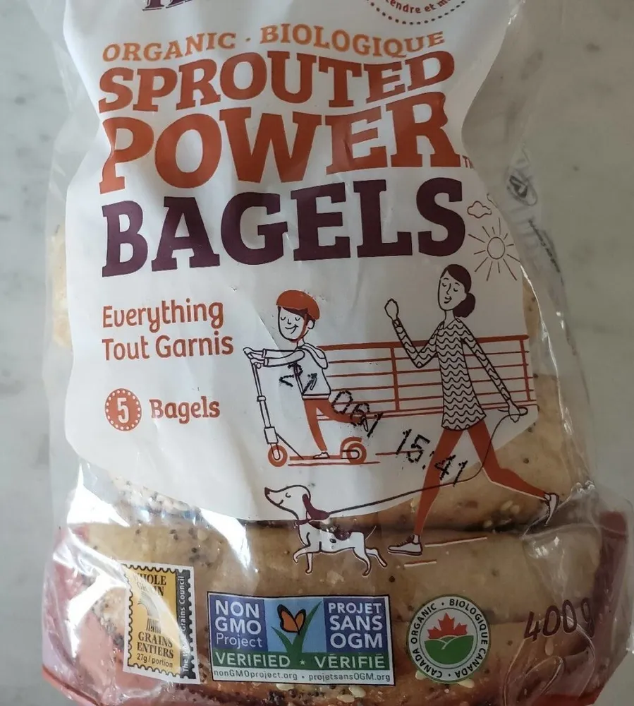 Sprouted Power Everything, Organic Bagels