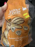 Organic Sprouted Power Sesame Sunflower Bagels