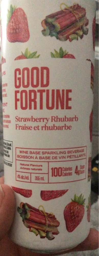Good fortune fraise rhubarbe