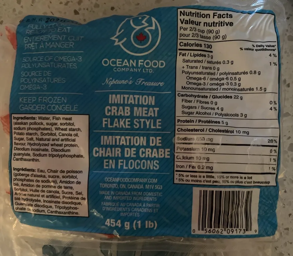 Imitation Crab Meat Flake Style