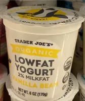 Lowfat yogurt vanilla bean