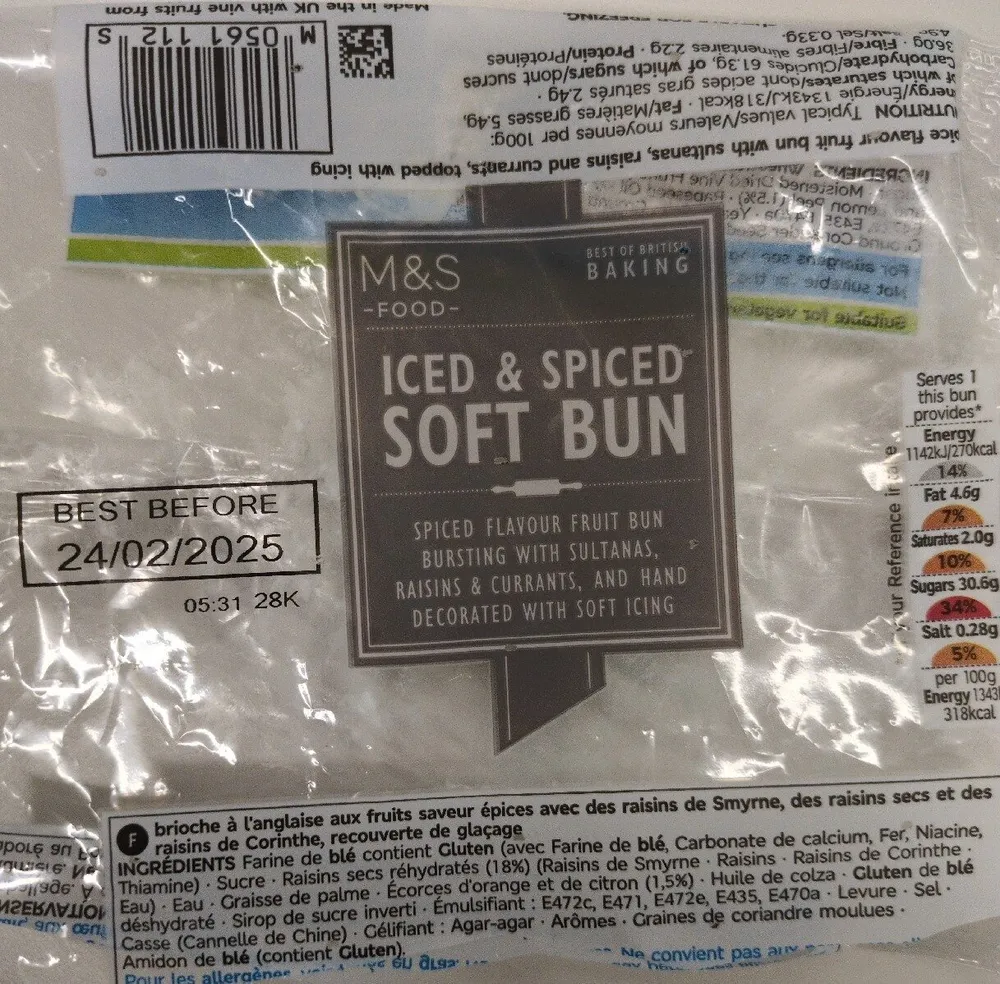 Iced & Spiced Soft Bun