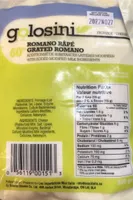 Grated Romano Cheese