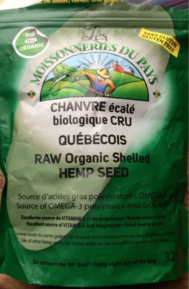 raw organic shelled hemp seed
