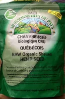 raw organic shelled hemp seed