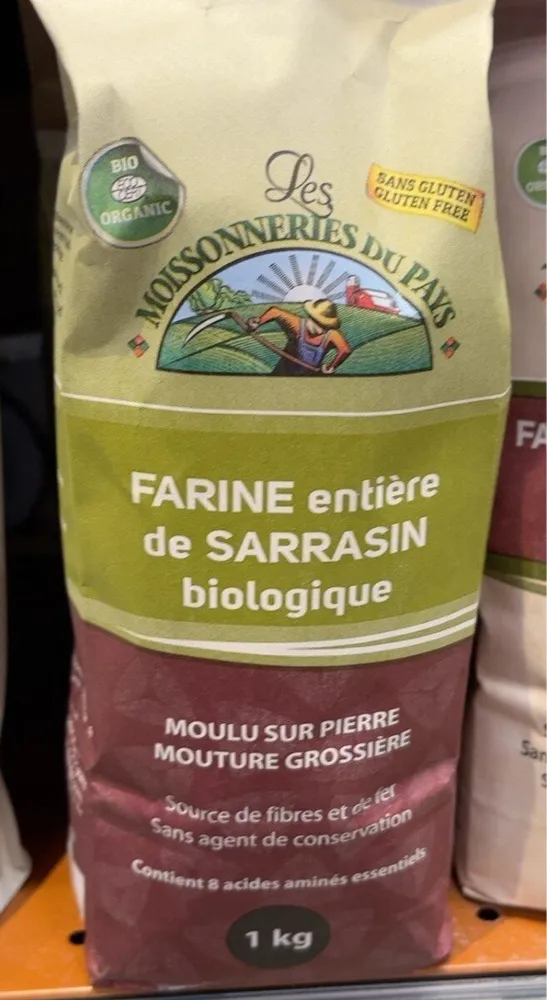 Farine entière de sarrasin bio
