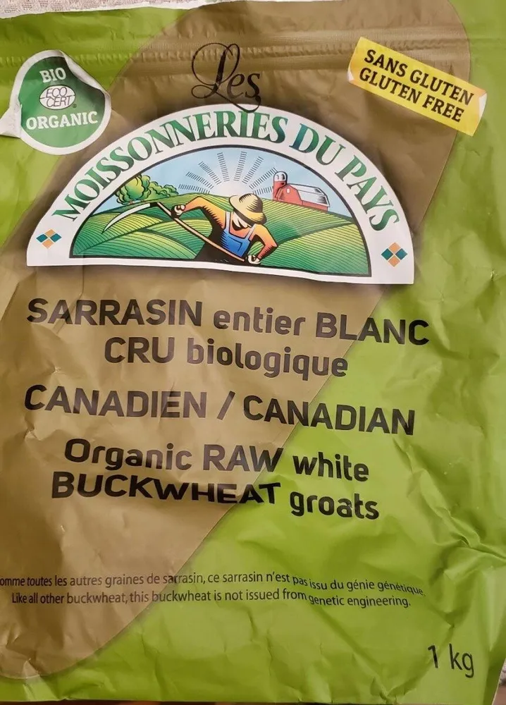 Sarasin entier blanc cru biologique