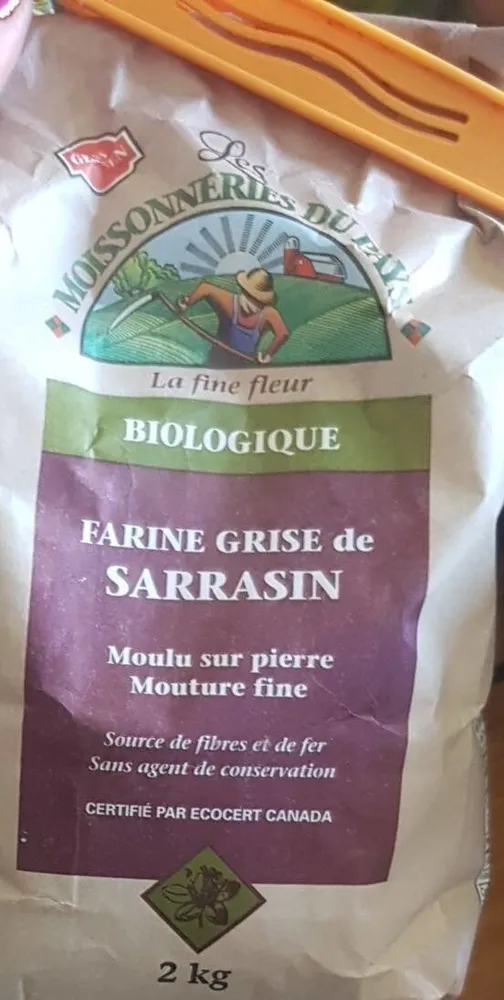 Farine Grise de sarrasin biologique