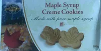 Maple Syrup Creme Cookies