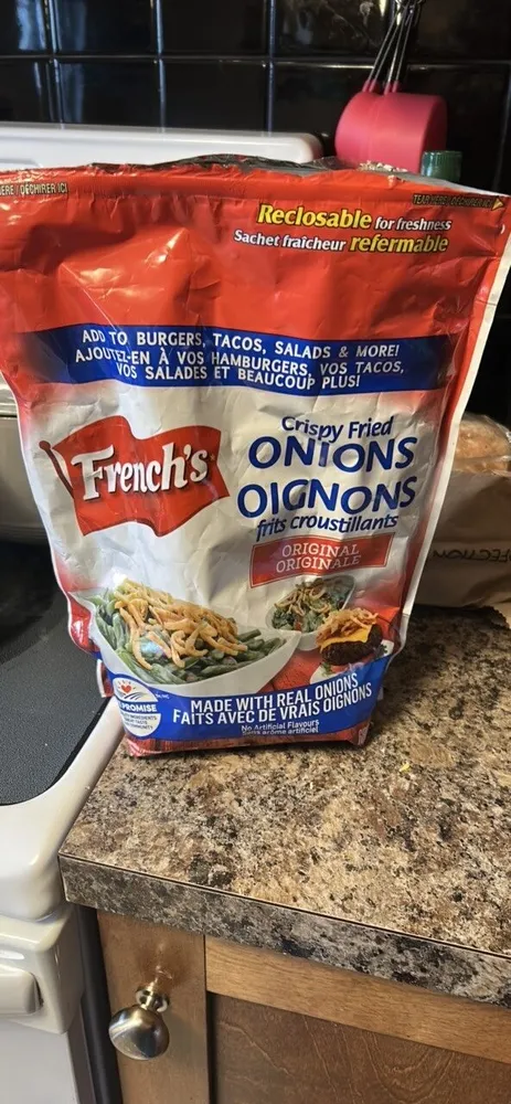 Oignons frits croustillants