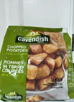 Pommes de terre coupées ail et oignon