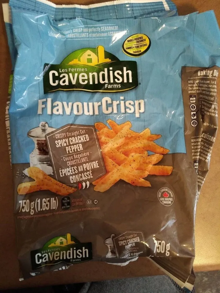 FlavourCrisp Crispy Straight Cut - Spicy Cracked Pepper