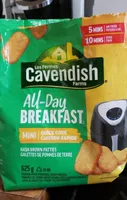 All-day Breakfast hash brown patties