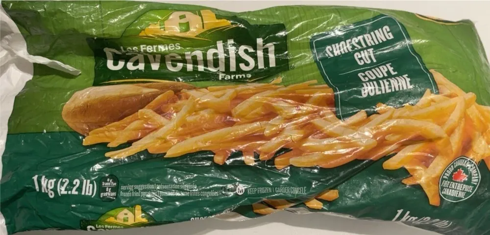 2 x frites Les fermes cavendish