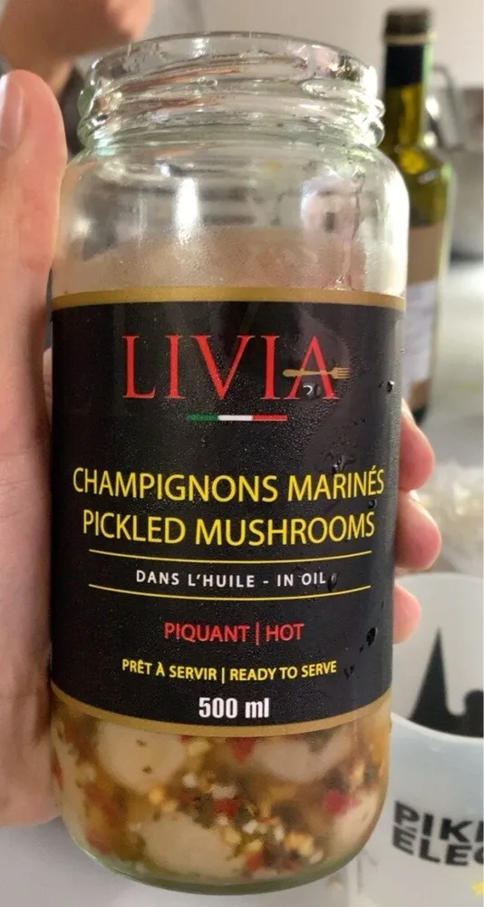 Champignons marinés