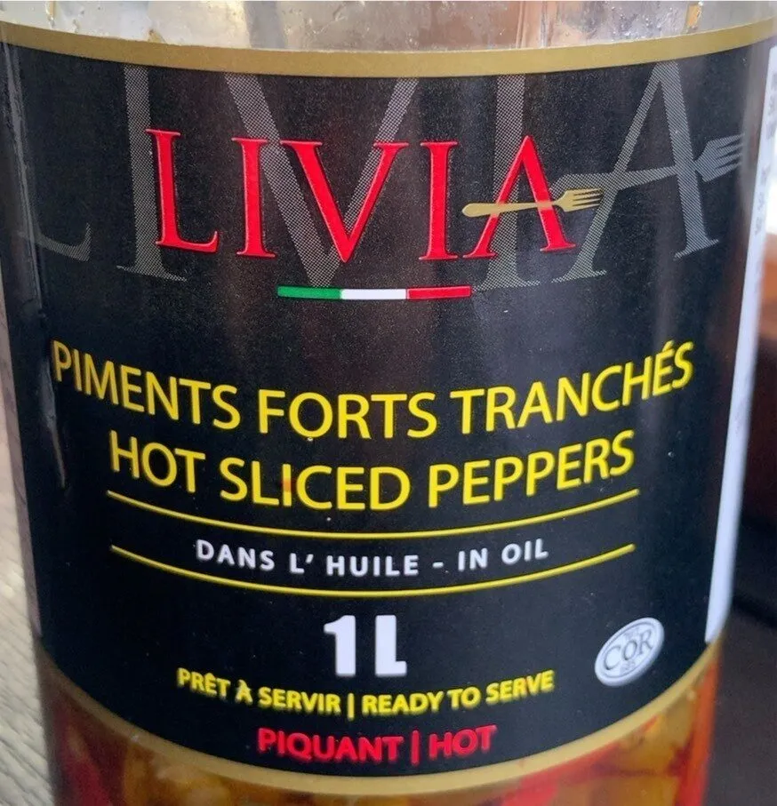 Piments forts tranchés