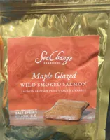 Maple glazed wild smoked salmon