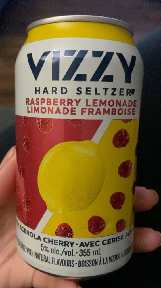 Rasberry lemonade hard seltzer