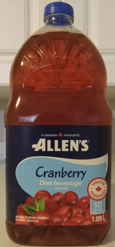 Cranberry Diet Beverage